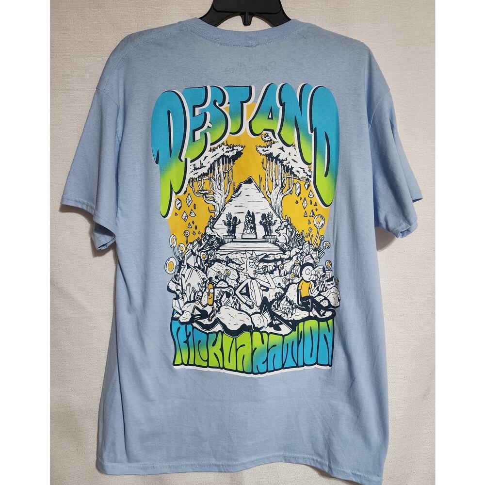 Rick and Morty Men's large shirts-first photo back of shirt